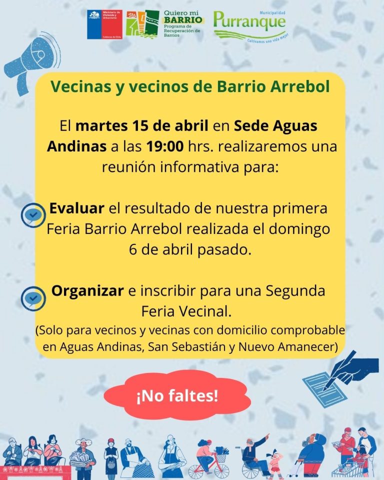 REUNIÓN INFORMATIVA SEGUNDA FERIA