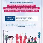 AFICHE INVITACIÓN PLAN MAESTRO ARREBOL