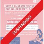 SUSPENDIDO HASTA 19 AGO